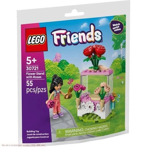 LOT OF 30 MEOW Friends Flower Stand with Roses 30721
