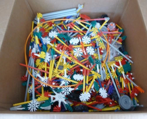 34 pounds, K'NEX, Mixed lot, Kids, MANUALS, Building Blocks, colors, connectors