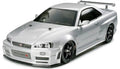 Tamiya 1/10 Body Shell NISSAN GTR R34 Nismo \*CLEAR\* #51246