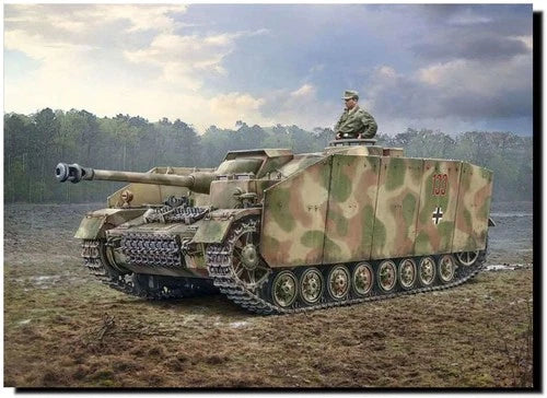 Italeri 0223 1:35 German Sd.Kfz.167 Sturmgeschütz IV Model Building Kit, Standin