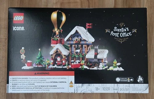 Lego #10339, Santa's Post Office, 1440 Pcs, Retired, New, Sealed