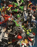 MEOW 100 Random Bionicle Technic and/or Hero Factory Pieces Parts Bulk With Mask