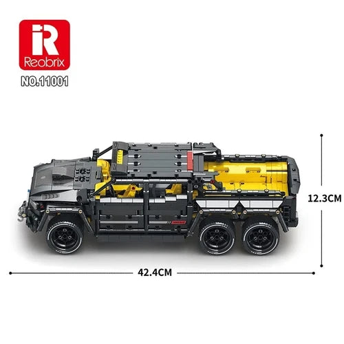 Reobrix City Technical RC Control G-700 Truck DIY Model kit Building Blocks Toys