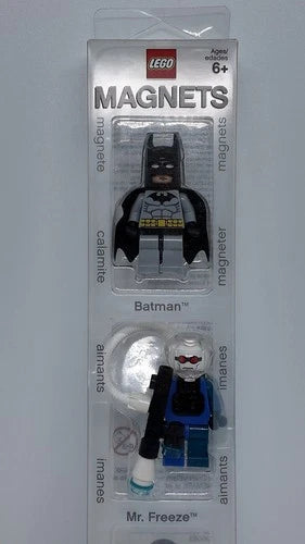 LEGO DC Batman Magnet Set (2007) - Batman, Mr. Freeze, The Riddler - New Sealed