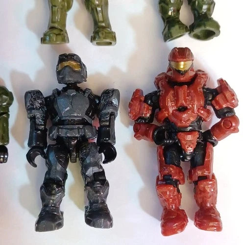 Halo Mega Blocks 33+ Figures And parts lot SEE PICS