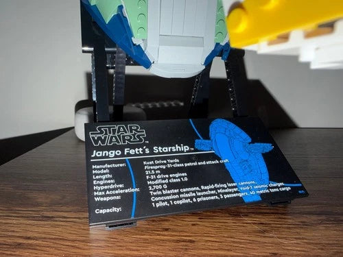 MEOW Star Wars Jango Fett’s Firespray-Class Starship (75409) - BRAND NEW