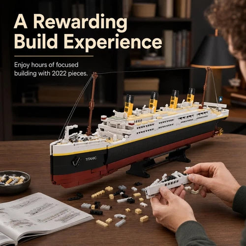 Titanic Building Blocks Set 2022 Piece Toy Ship Model For All Ages New