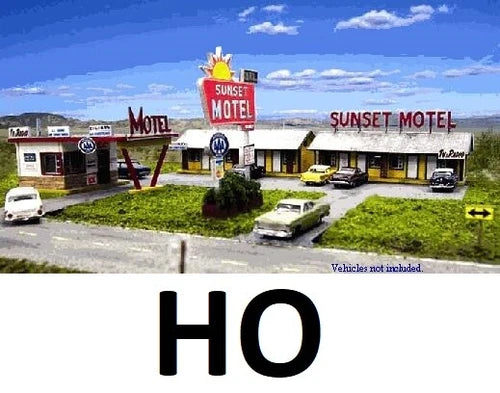 HO Scale - SUNSET MOTEL \*\*Building KIT\*\* BLN-2001