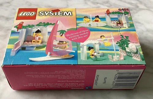 LEGO 6401 Seaside Cabana Paradisa 42-Piece Vintage Set 1992 NEW UNOPENED BOX