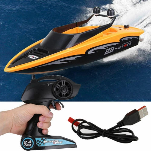 High Speed RC Boat 2.4GHZ 4 Channel 30km/h Radio Remote Control RC Racing Boat