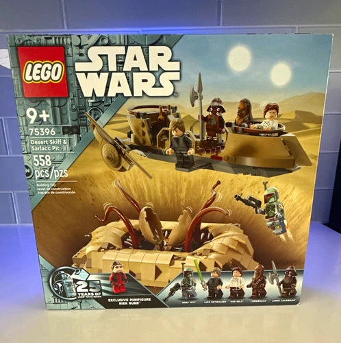 MEOW Star Wars 75396 Desert Skiff & Sarlacc Pit 558pc 9+ Exclusive Minifig