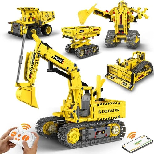 Robot Building Kits, 5-in-1 Stem Toys for Boys Age 8-14, APP & Remote Control...