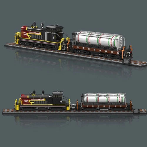 Mould King 12052 Static Diesel Locomotive Train Building Block Toy Display Gift