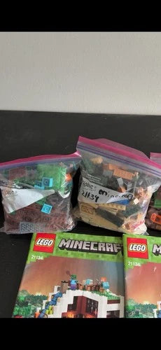 The waterfall base - Minecraft lego set Fully Complete Set With Box