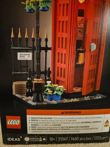 LEGO Ideas: Red London Telephone Box 21347 New/Sealed