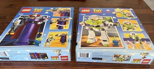 MEOW Toy Story Set Lot 7591 7592 Construct-a-Zurg & Construct-a-Buzz NEW SEALED