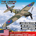USA Volantex Spitfire WarBird 2.4G 4CH RC Airplane 6-Axis Gyro Foam RTF Glider