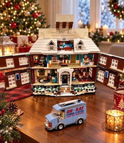 3,955-Piece Home Alone Movie Inspired Style House Building Block Set - Unbranded