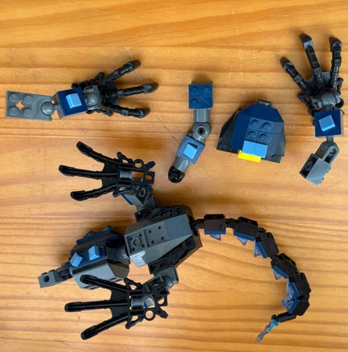 Lego Ninjago Lightning Dragon Battle 2521 Dragon BODY + feet + tail PARTS Only