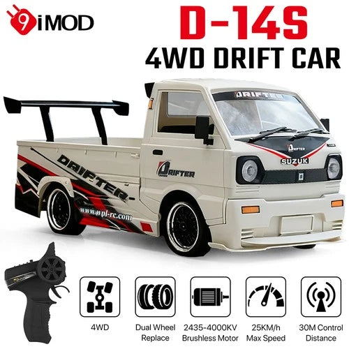 9IMOD RC Car 1/10 Truck D-14S 4WD Brushless Drifting Car 25+KM/H Remote Control