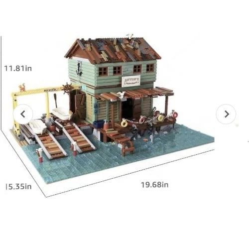 Harbortown Ship Repair Yard Building Block Set UrGe 30106 New