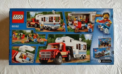NEW Lego CITY 60182 Pickup & Caravan. Summer Camping Vacation. 5th wheel Trailer
