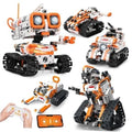 STEM Robotics Kit for Kids Ages 6+, 5-in-1 Remote/APP Control Coding Robot,