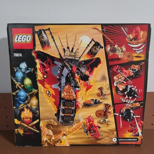MEOW NINJAGO Fire Fang 70674 Building Set 463 pcs Brick Separator Age 8+