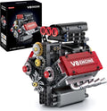 V8 Engine Model Kit - STEM Building Set, 8-Cylinder Engine with Battery & Motor,
