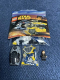 LEGO STAR WARS 7256 Jedi Starfighter and Vulture Droid 100% Complete W/Book Good