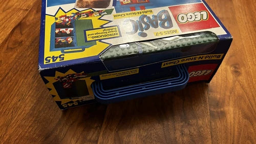 Lego Set 545 Basic Build-N-Store Chest Retired Box Appears Complete W/ Extras