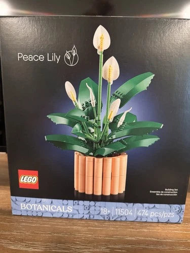 Lego Plant And Flower Bundle- Blooming Cactus, Happy plants, Peace Lily, Sunny
