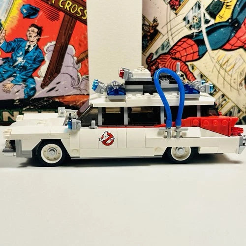 MEOW Ideas Ghostbusters Ecto-1 21108 + 4 Minifigures Incomplete No Box