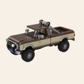 NEW Classic Pickup Truck Building Blocks Set Model Adults MOC Vintage Vehicle