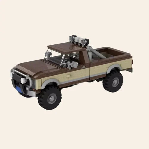 NEW Classic Pickup Truck Building Blocks Set Model Adults MOC Vintage Vehicle
