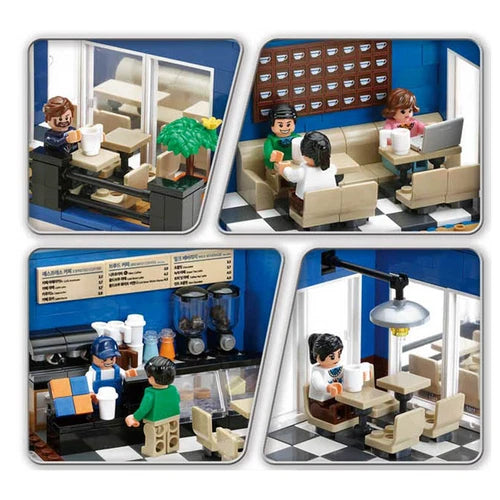 Oxford Building Blocks EDIYA Coffee Shop cafe ST33348 Korea Limited Edition New