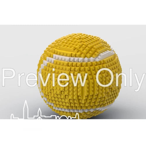 Big Tennis Ball Sculpture Building Blocks Toys Set 1052 Pieces MOC-53573