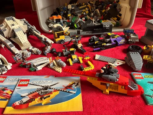 Lot LEGO BRICKS SPECIALTY PARTS Almost 10 LBS INCOMPLETE PARTS 5983 7773 40110