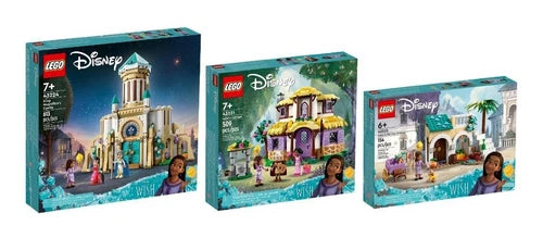 LEGO 43224, 43231, 43223 - Disney: Wish: King Magnifico's Castle + 2 Other Sets