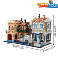 MOC Venice Waterfront Modular Building Blocks Model 4610pcs toy birthday gift
