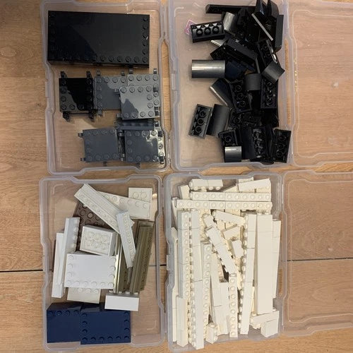 HUGE LEGO Bulk INCLUDES Containers Color Organized And Cases 11 Lbs