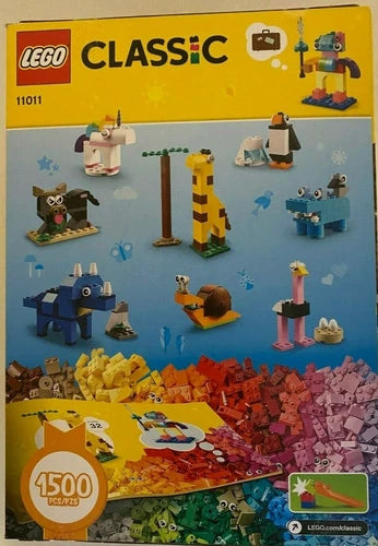 New LEGO Classic Bricks and Animals 11011 Creative Toy That Builds into