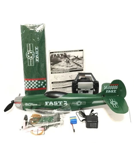 Fast 3 RC Airplane Attack Bomber High speed Super Performance No. 735-39 New