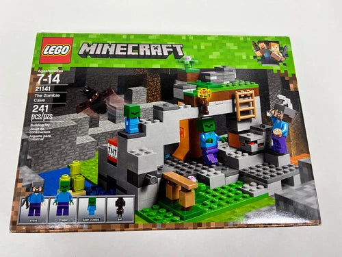 LEGO #21141 Minecraft: The Zombie Cave (Box has wear)