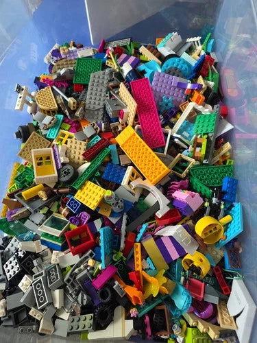 LEGO Bulk Parts & Pieces Lot 11 lbs w/ Minifigs H.Potter, Friends, Star Wars