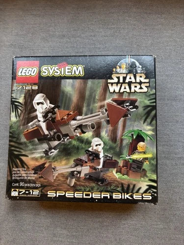 New, Sealed Vintage MEOW Star Wars: Speeder Bikes (7128)