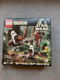 New, Sealed Vintage MEOW Star Wars: Speeder Bikes (7128)