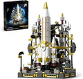 STEM Space Rocket Building Kit with 859 Pieces - Aesthetic Home Decor Piece
