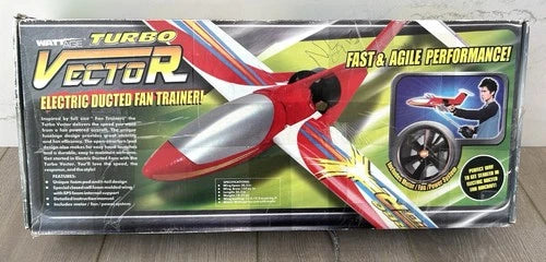 Vintage WattAge Turbo Vector EDF RC Jet Plane Kit 30.5” Wingspan New Unbuilt Box