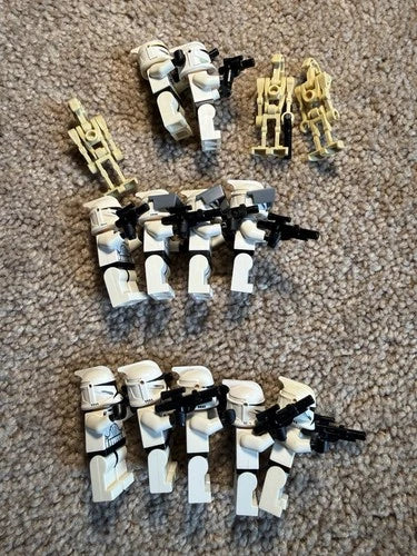 MEOW Phase 1 Clone Trooper Minifigure Lot With Clone Pilot + Horn Company Sw0201